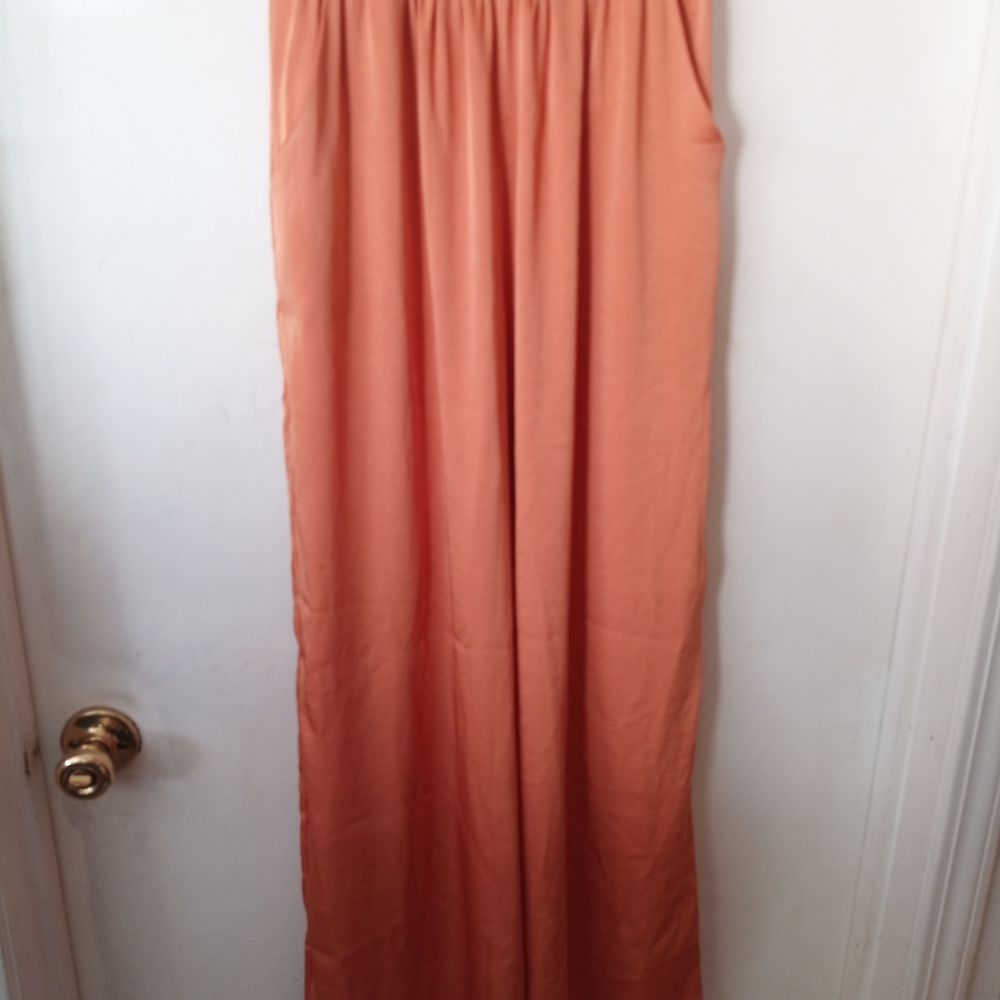 Vici Orange Wide-Leg pants